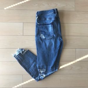 Distressed High-Waisted American Eagle Jeans